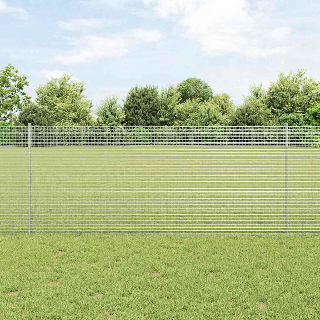 Fence with Post Silver