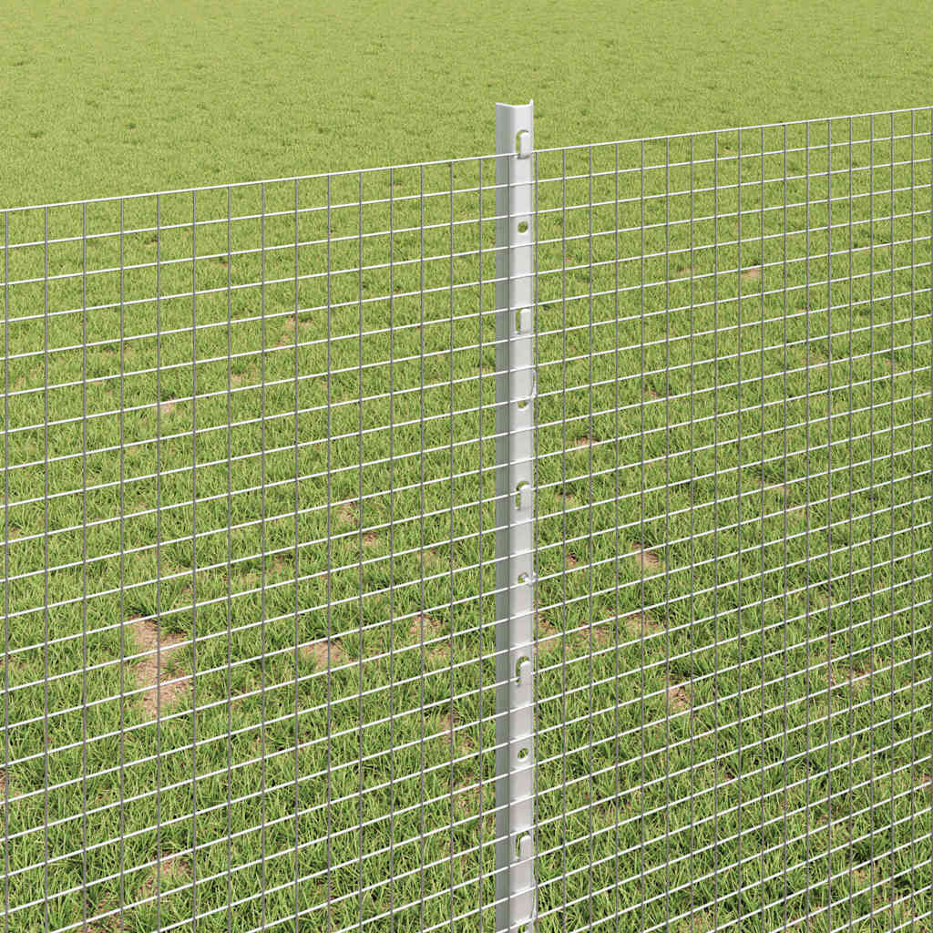 Fence with Post Silver