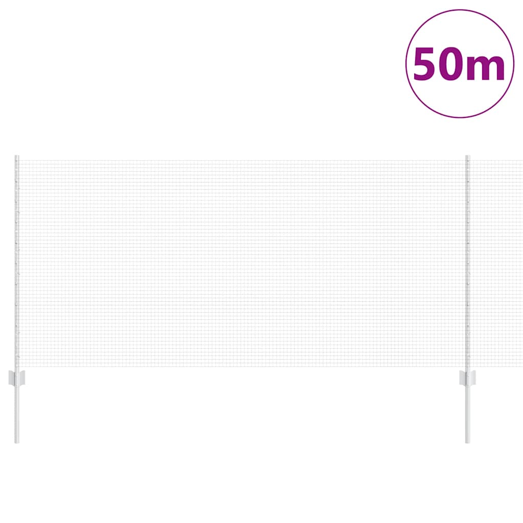 Fence with Post Silver