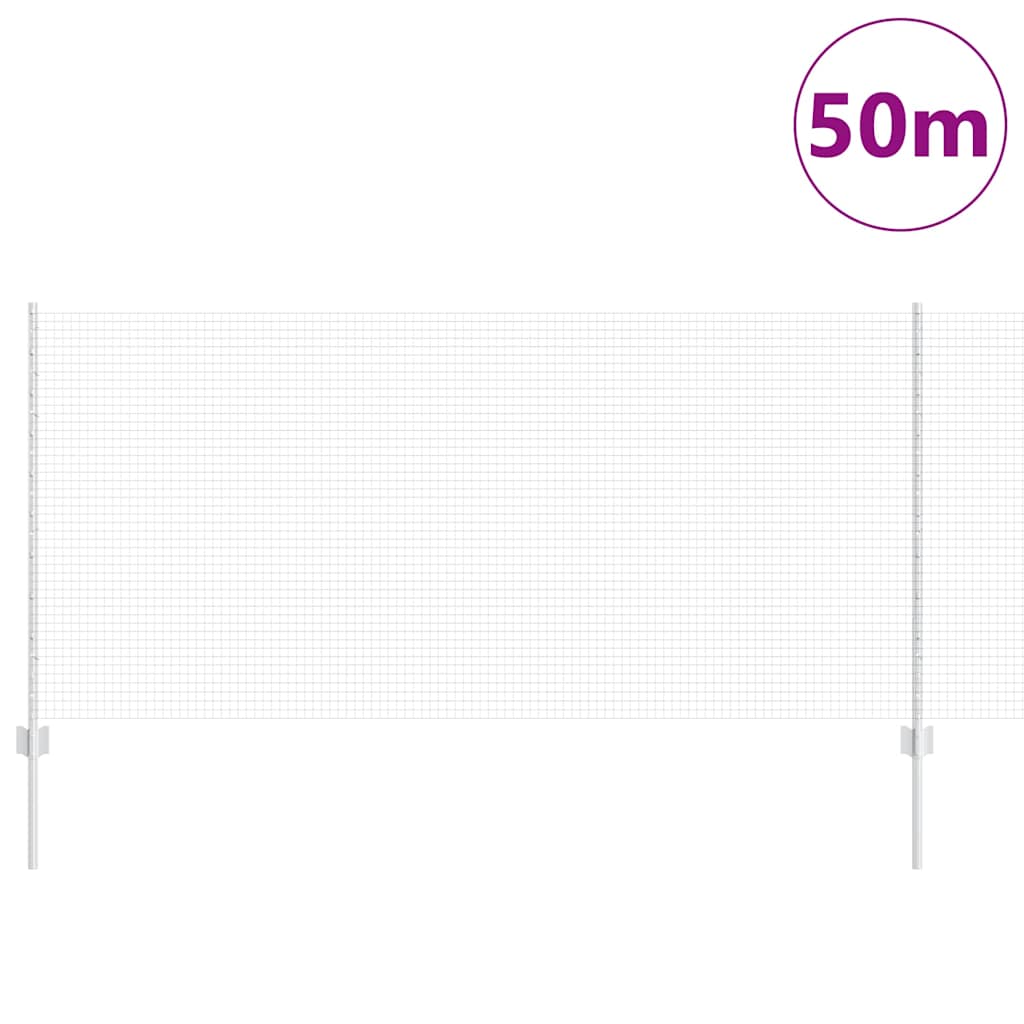 Fence with Post Silver