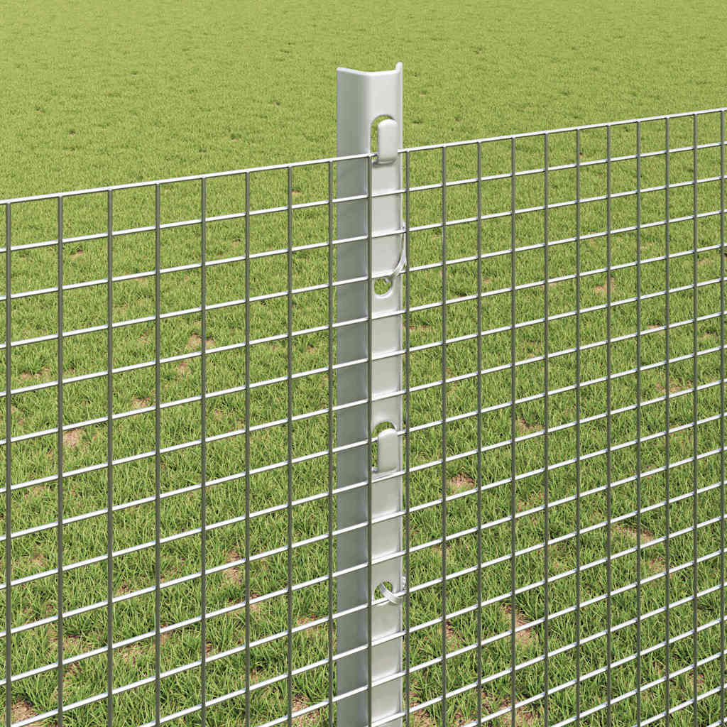 Fence with Post Silver