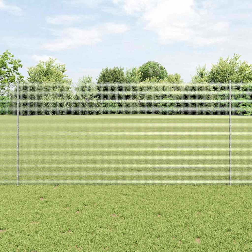 Fence with Post Silver
