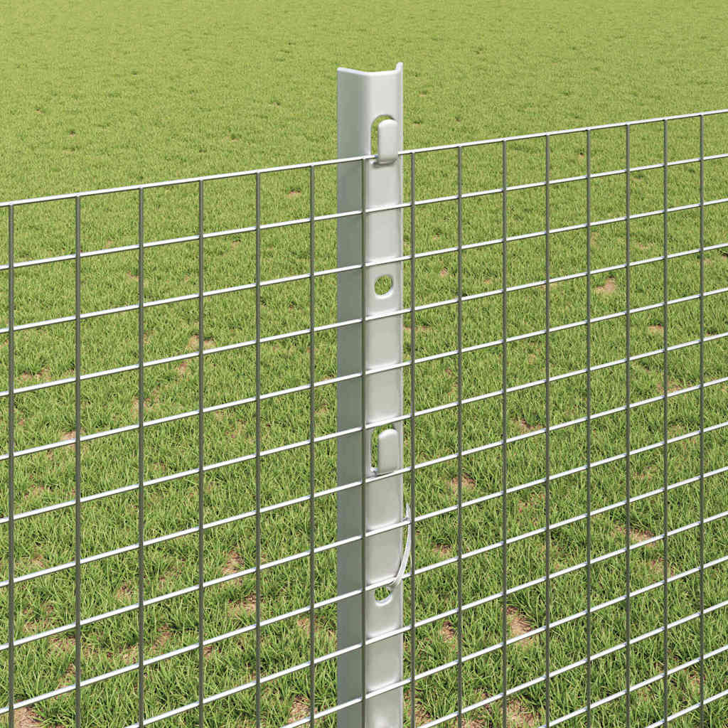 Fence with Post Silver