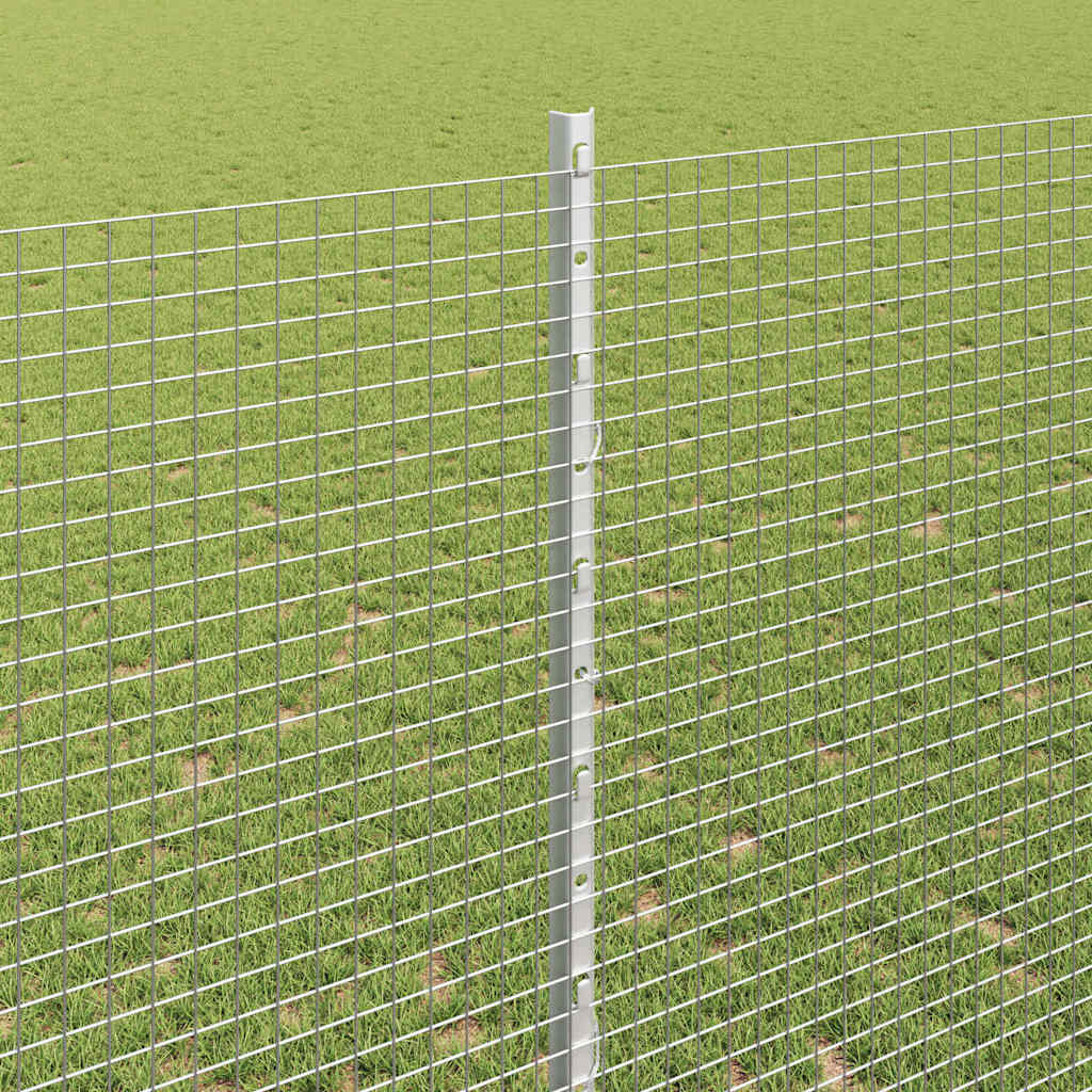 Fence with Post Silver