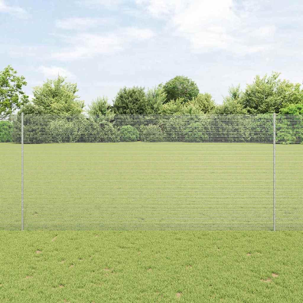 Fence with Post Silver