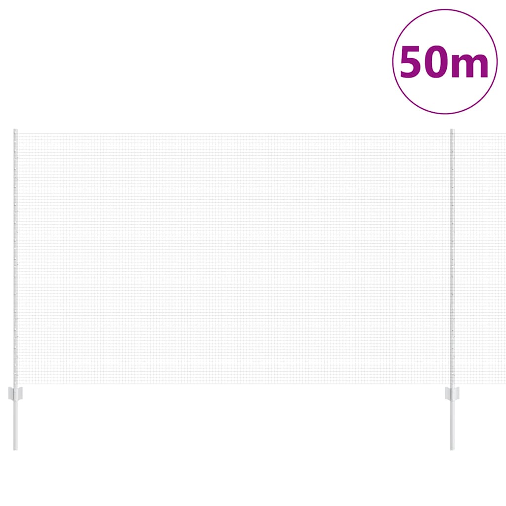 Fence with Post Silver