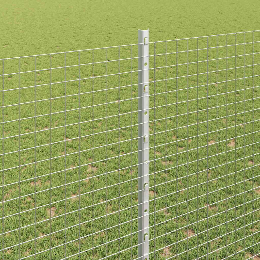 Fence with Post Silver