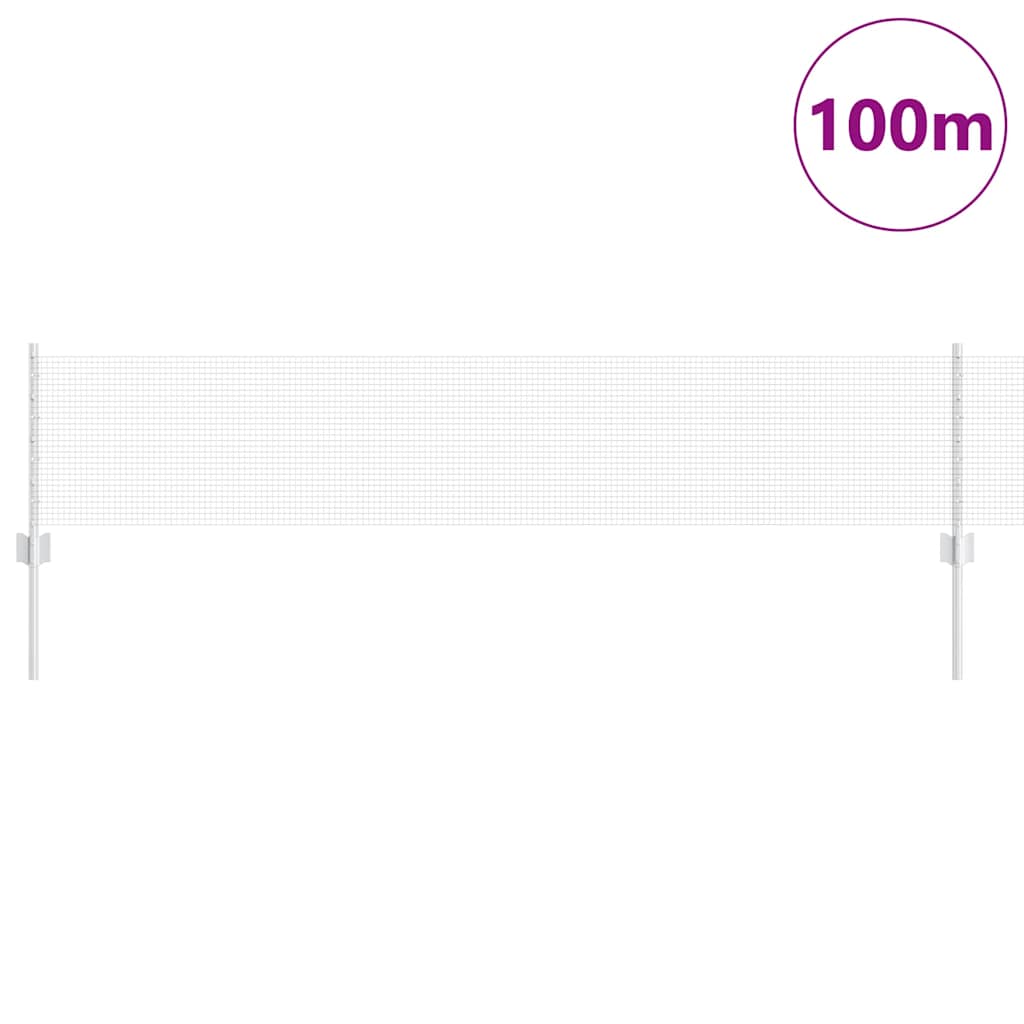 Welded Wire Fence with Post 100 x 0.4 m (W x H)