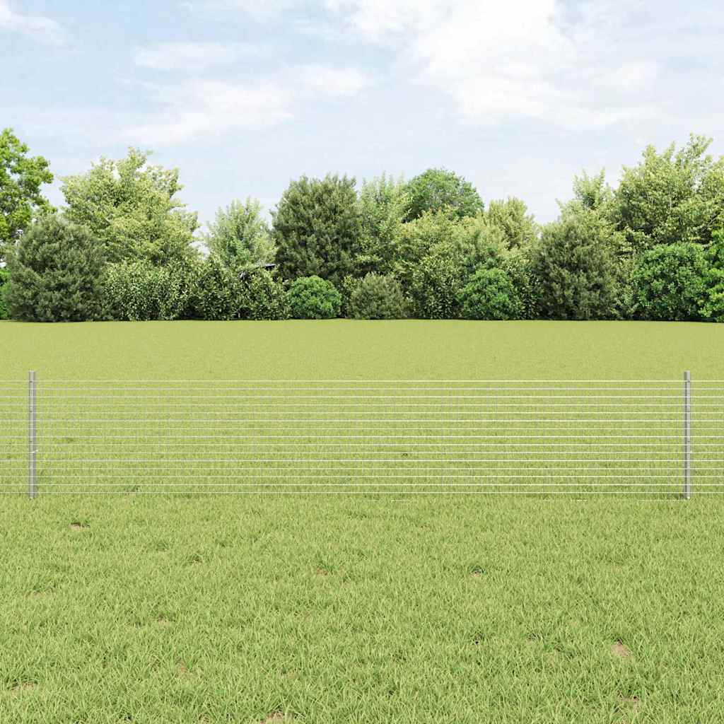 Fence with Post Silver