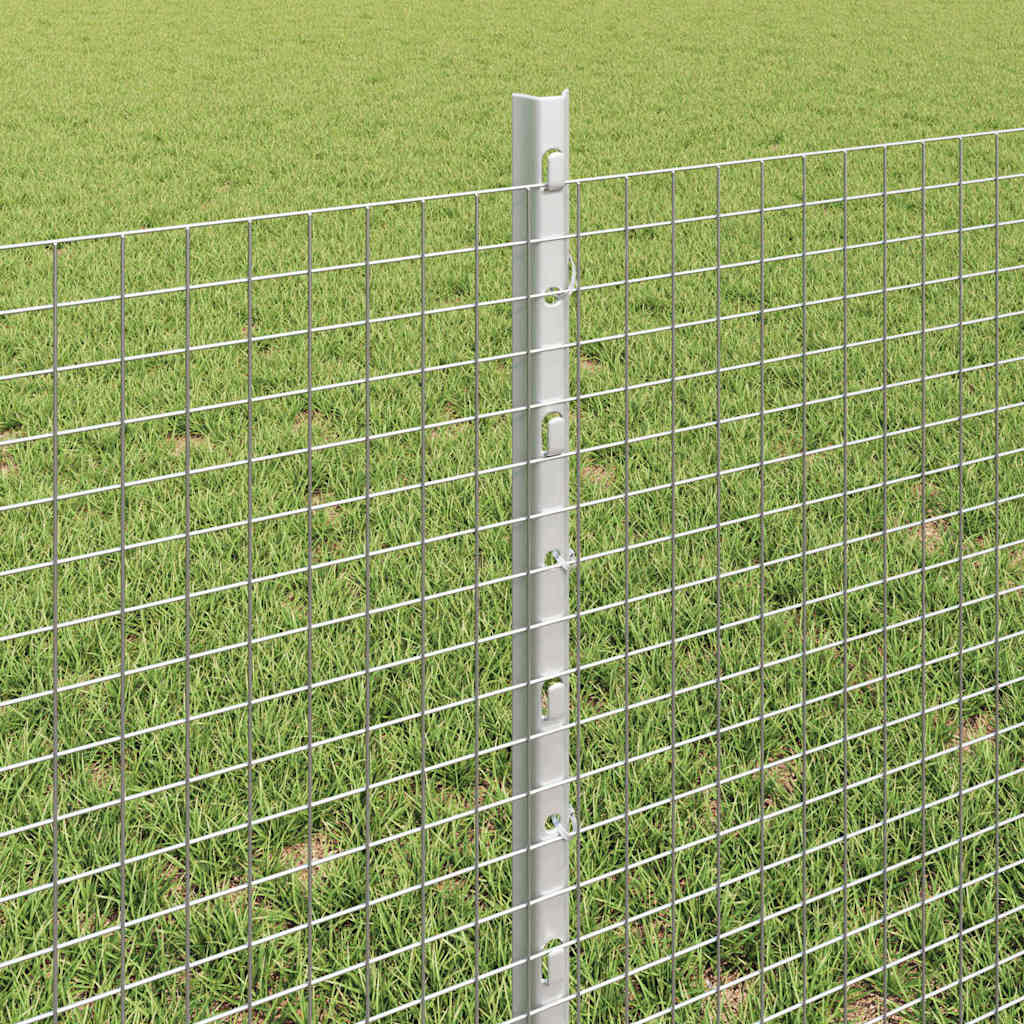 Fence with Post Silver