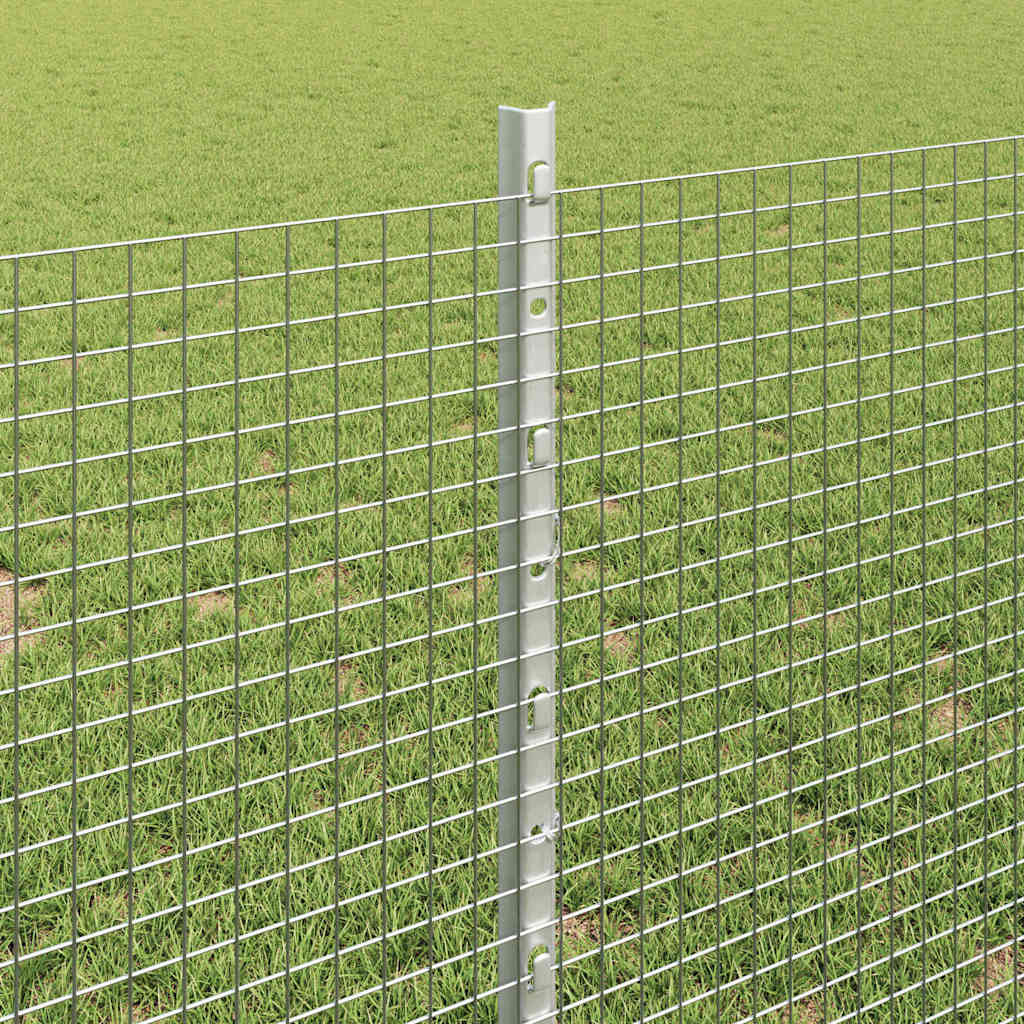 Fence with Post Silver
