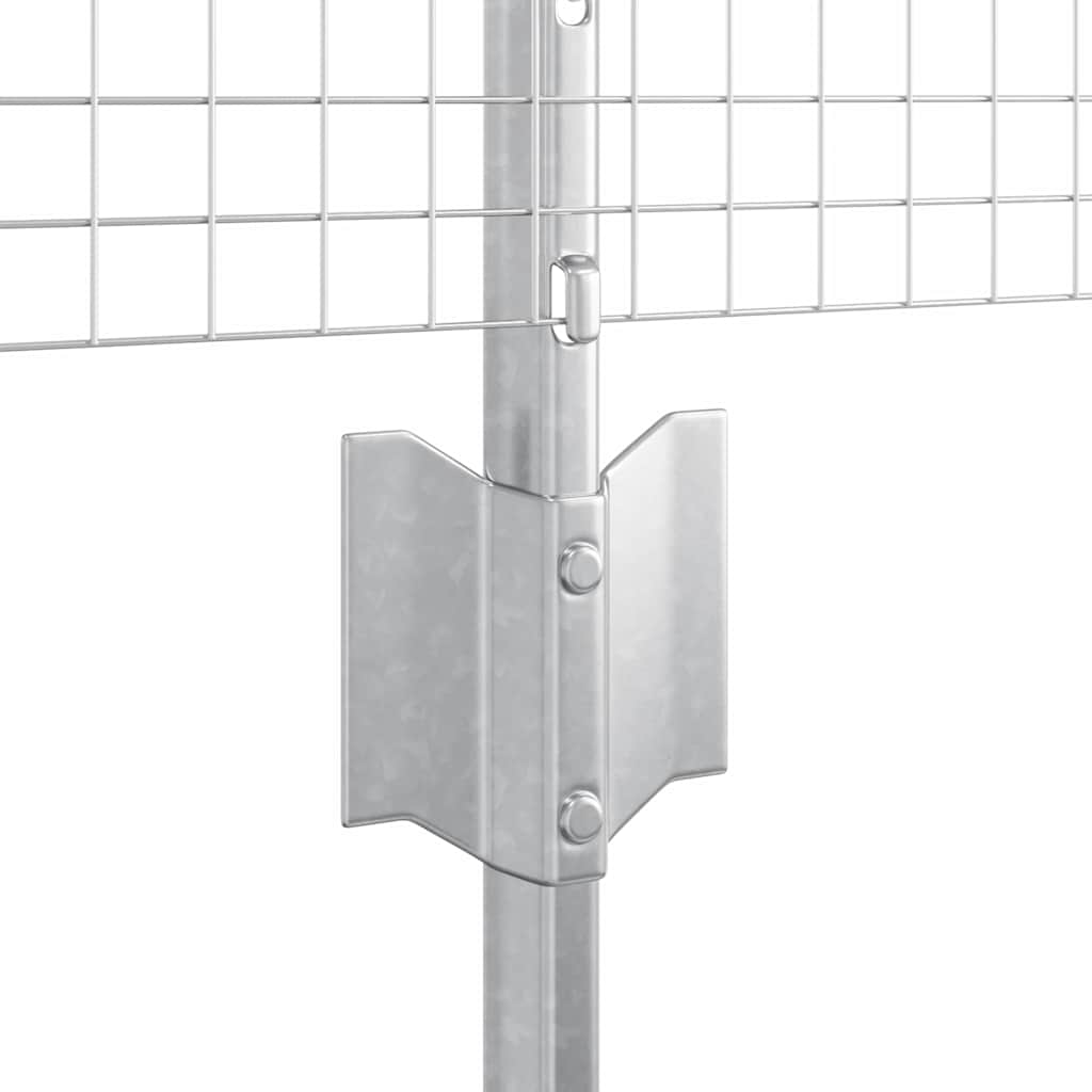 Fence with Post Silver