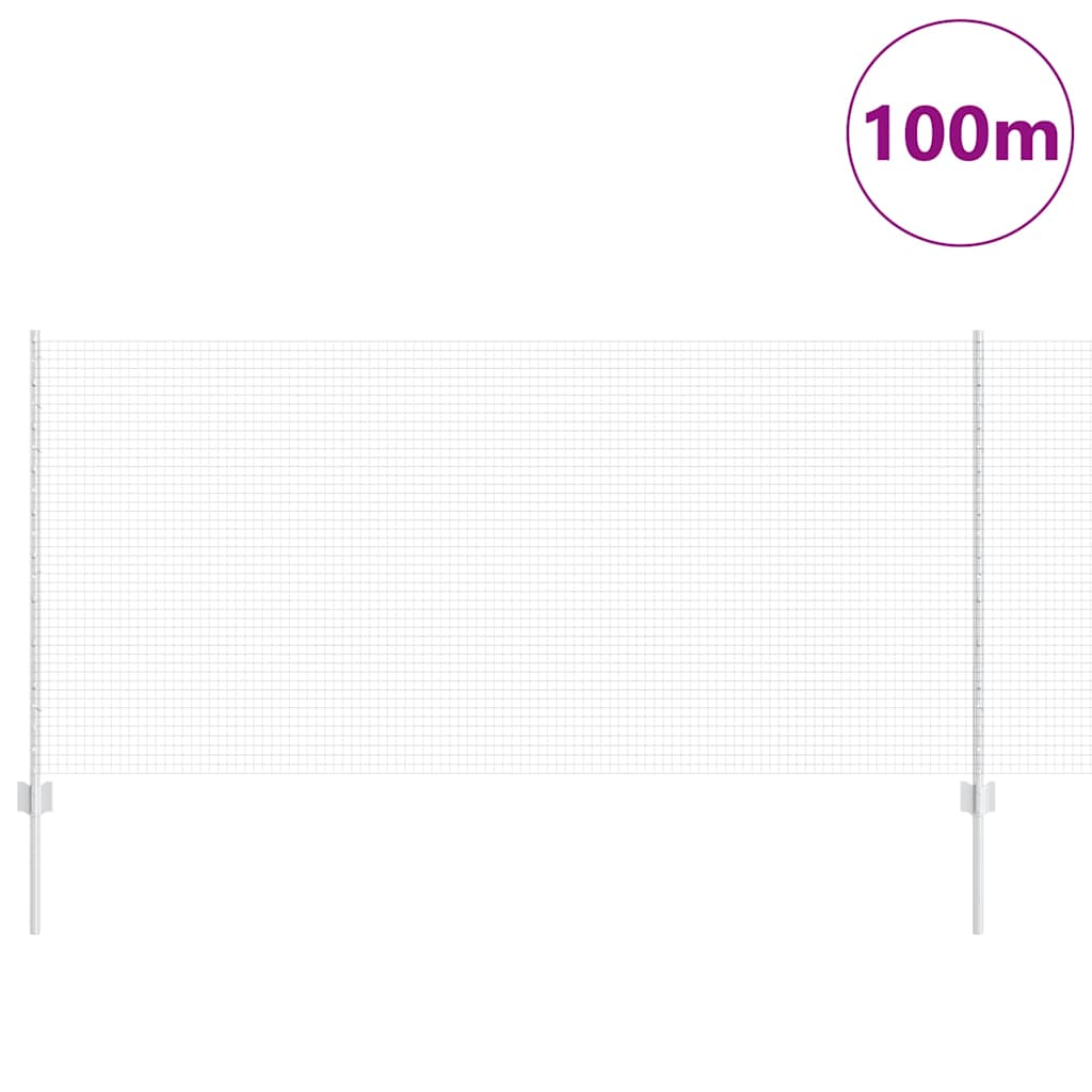 Welded Wire Fence with Post 100 x 1 m (W x H)