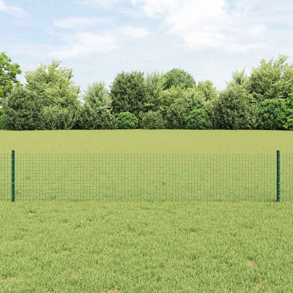 Fence with Post Green