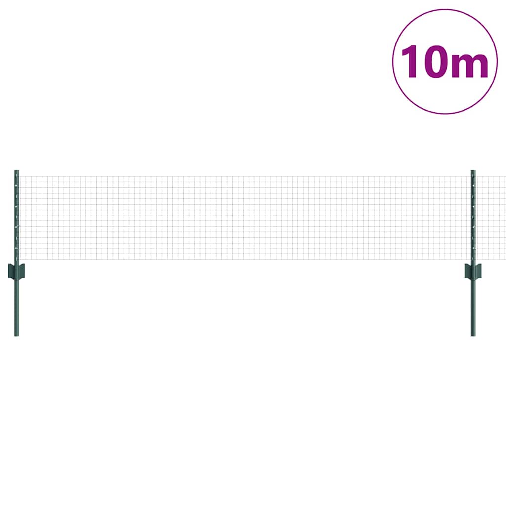 Fence with Post Green