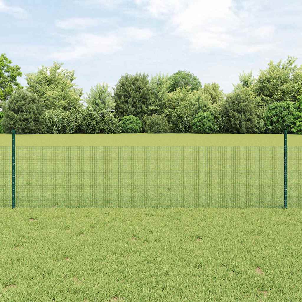 Fence with Post Green