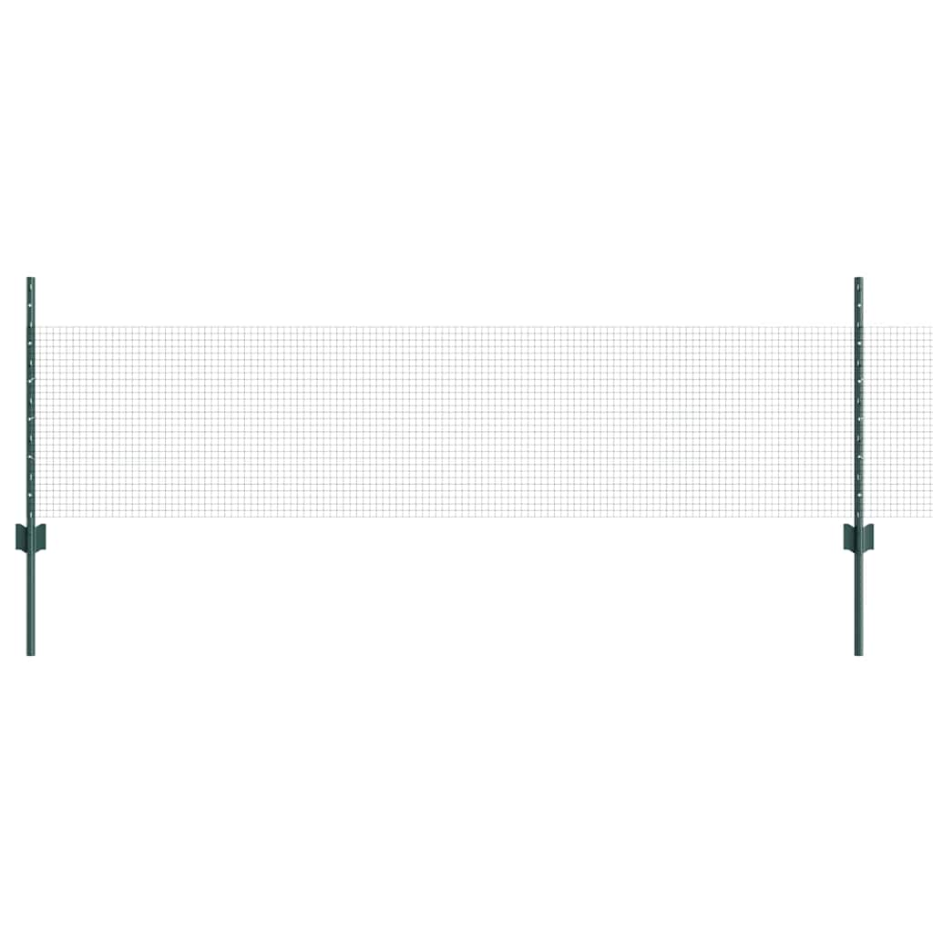 Fence with Post Green