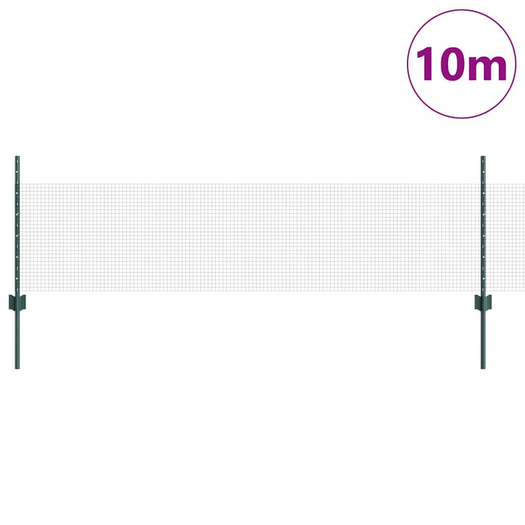 Fence with Post Green