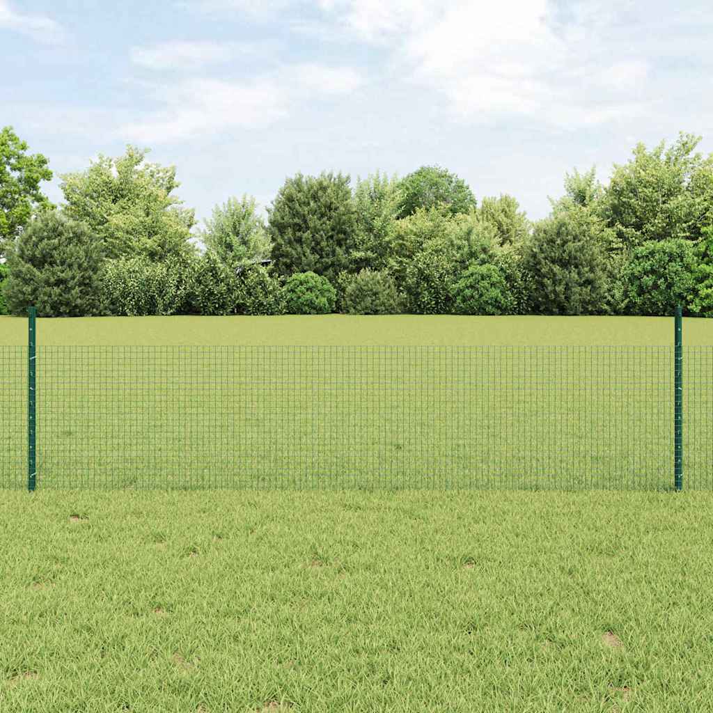 Fence with Post Green