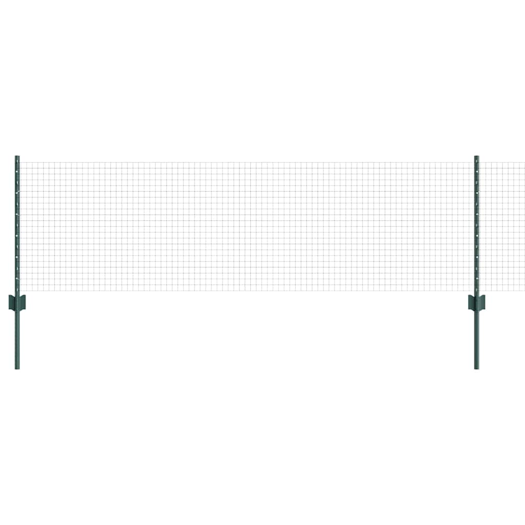 Fence with Post Green