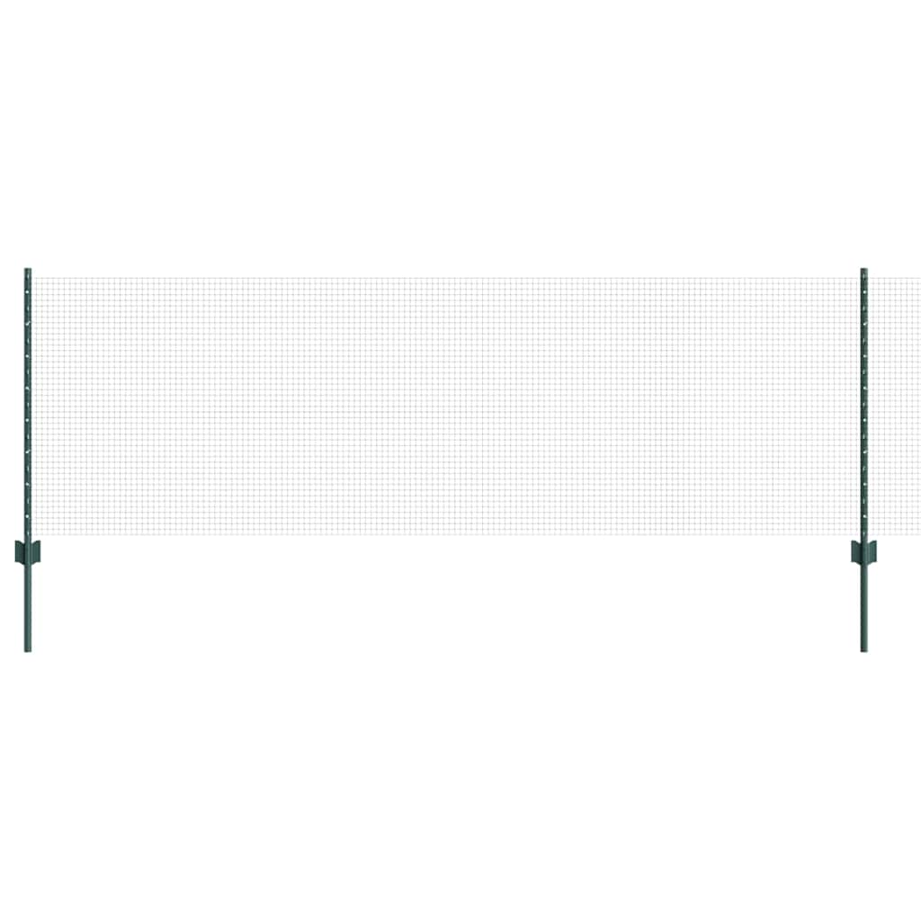 Fence with Post Green