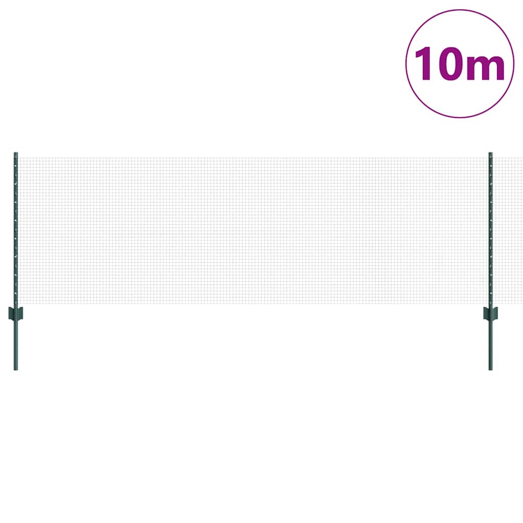 Fence with Post Green