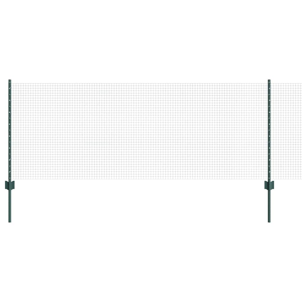 Fence with Post Green