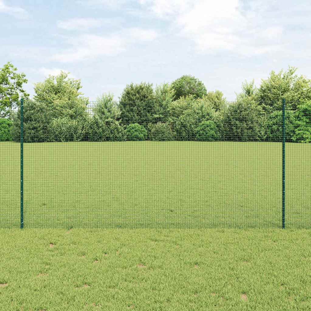 Fence with Post Green