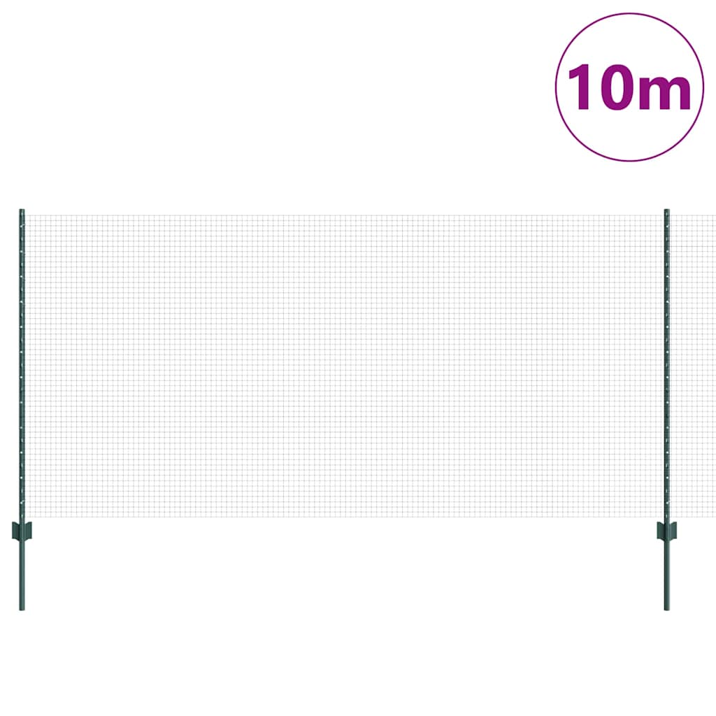 Fence with Post Green