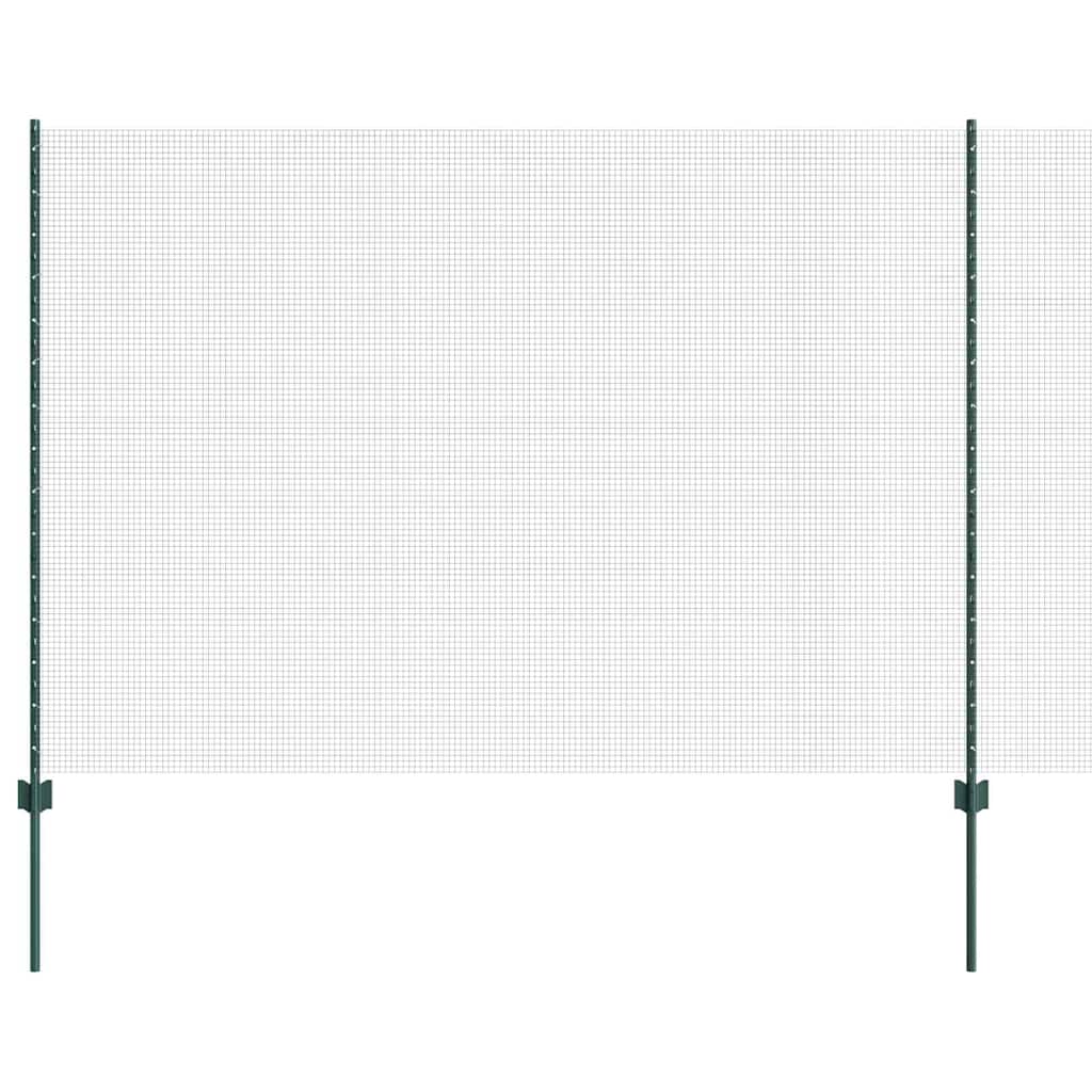 Fence with Post Green