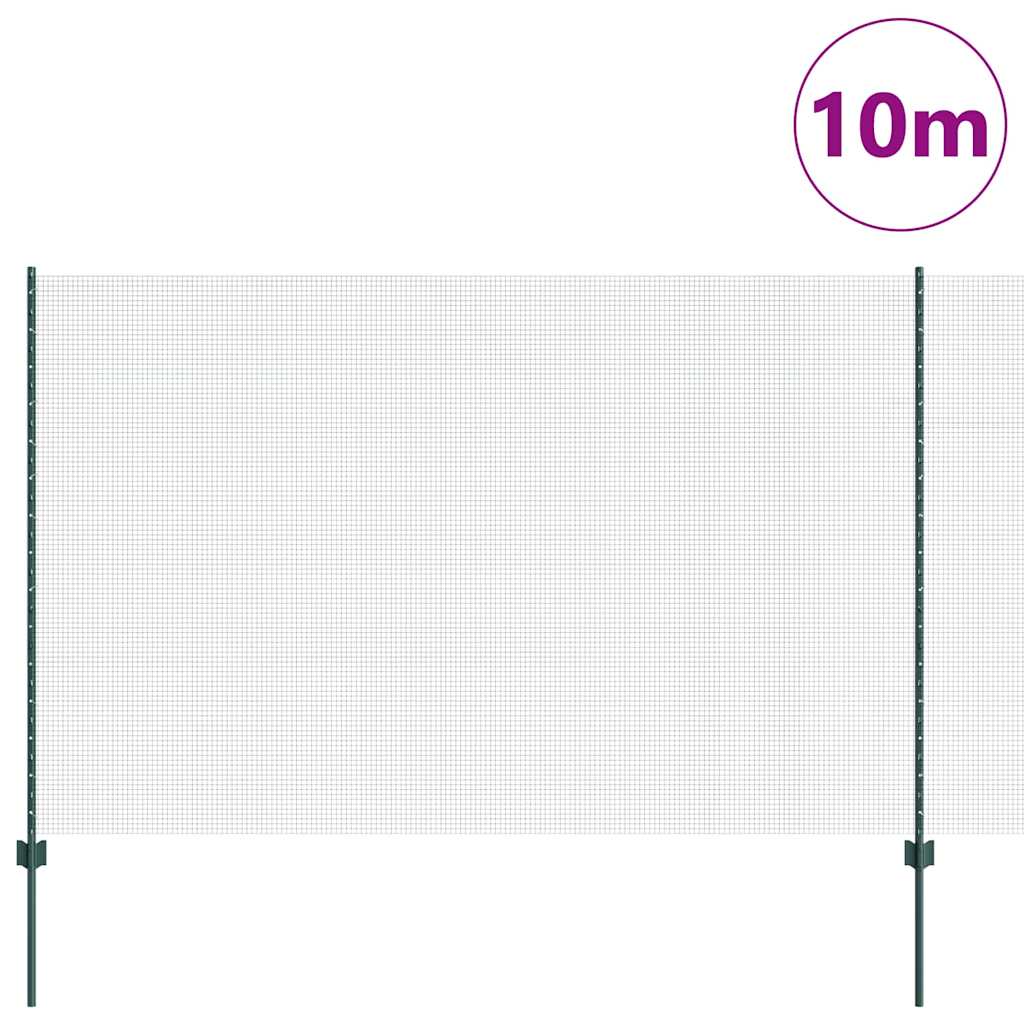 Fence with Post Green