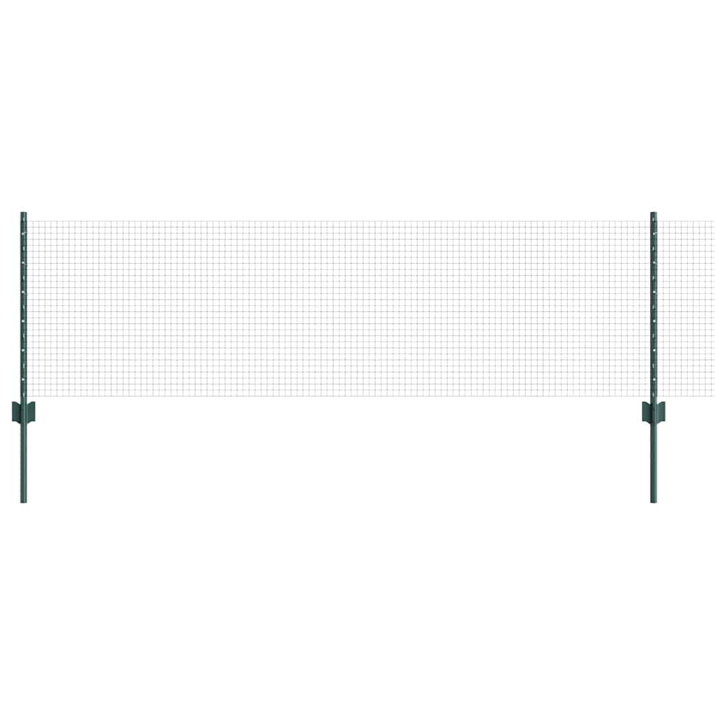 Fence with Post Green