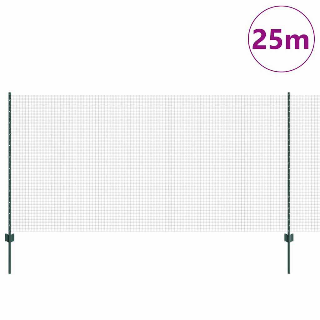 Fence with Post Green