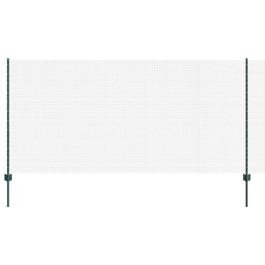 Fence with Post Green