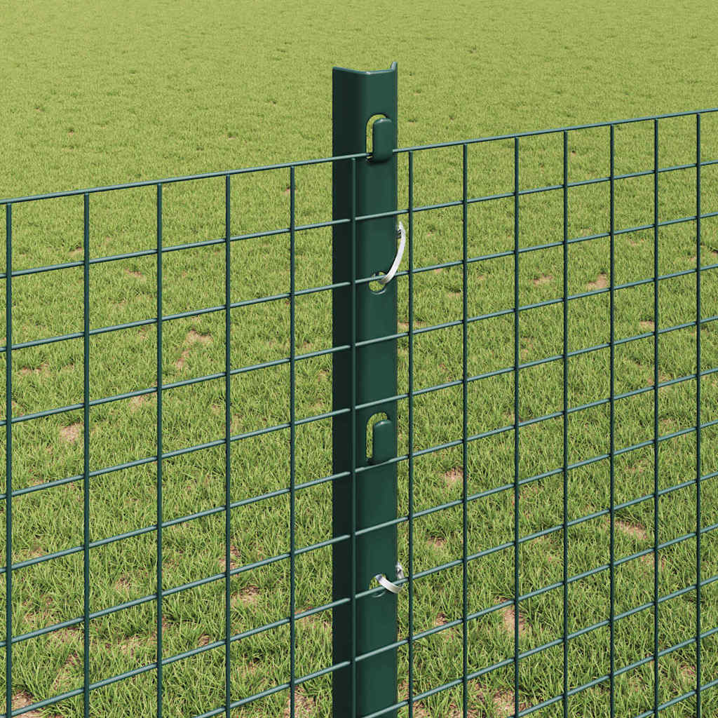 Fence with Post Green