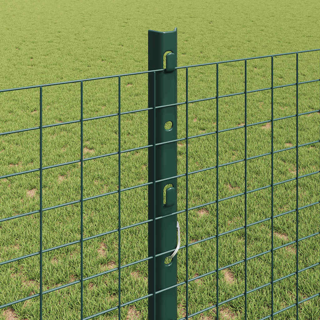 Fence with Post Green