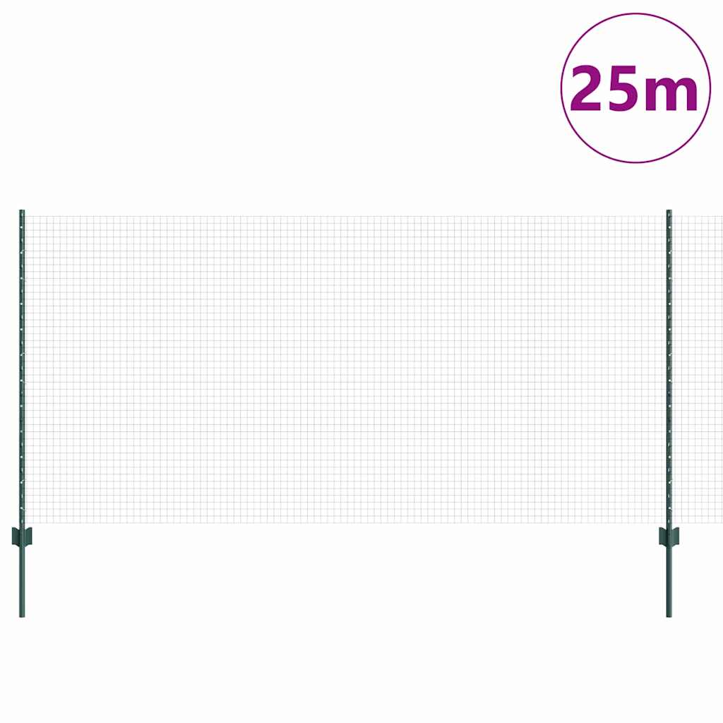 Fence with Post Green