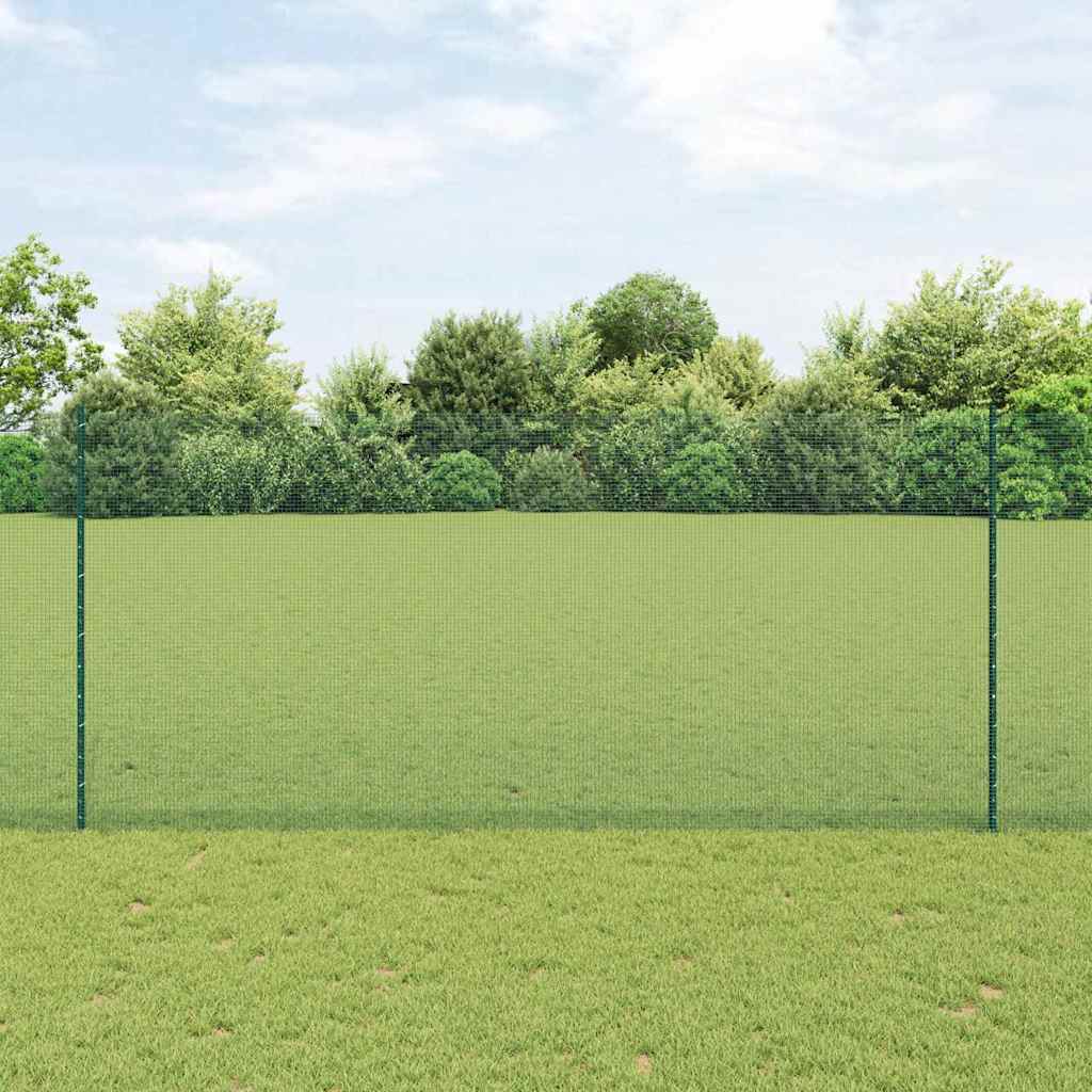 Fence with Post Green