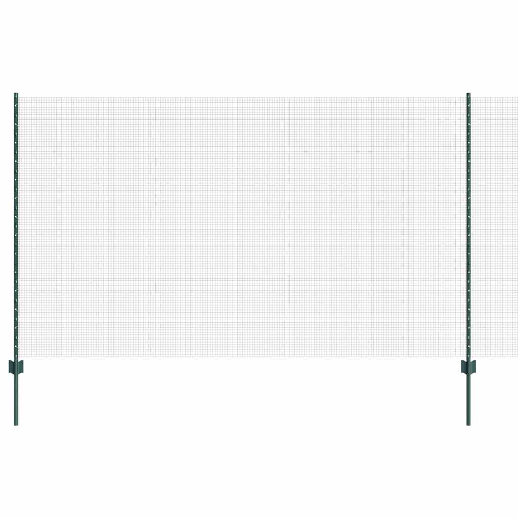 Fence with Post Green