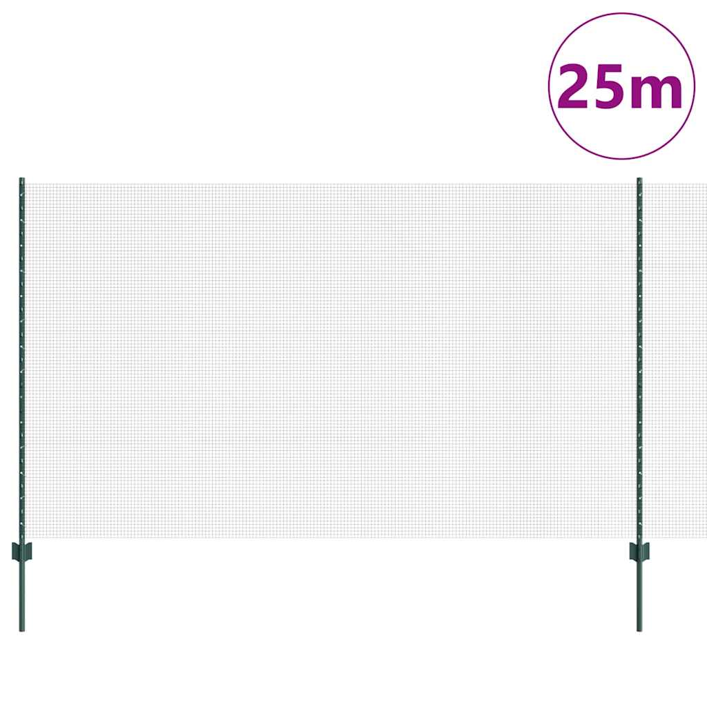 Fence with Post Green
