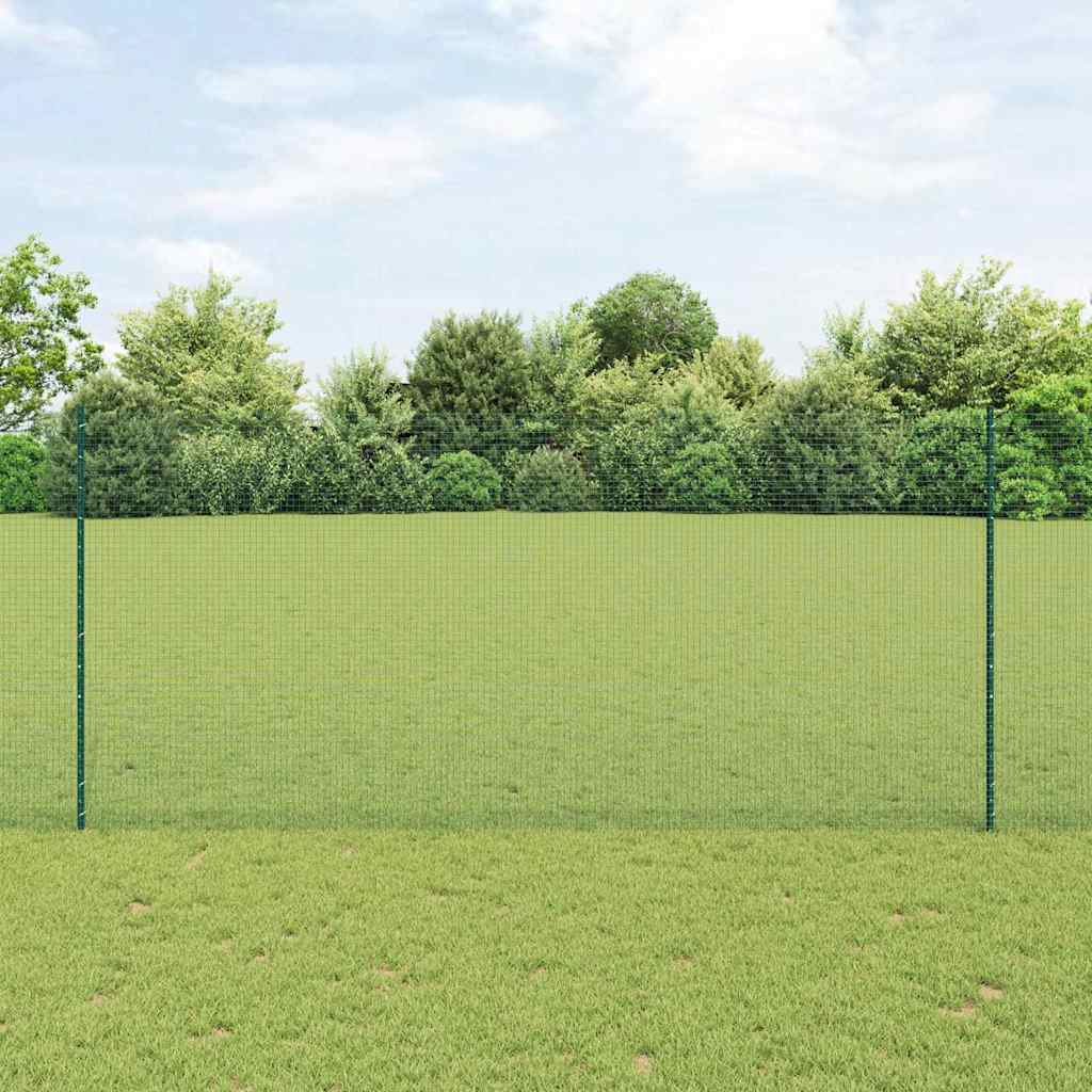 Fence with Post Green
