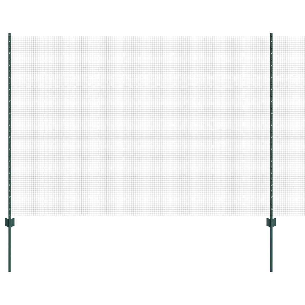 Fence with Post Green