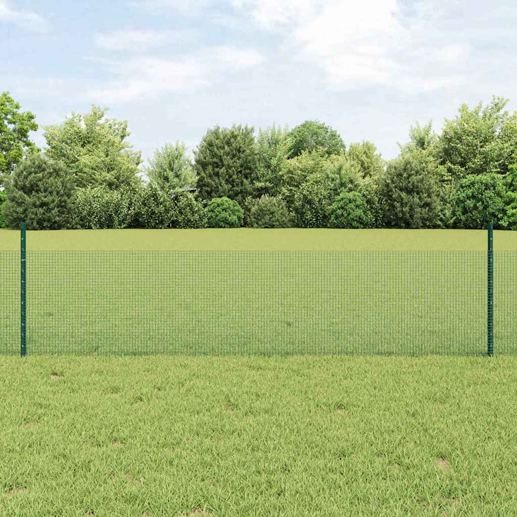 Fence with Post Green