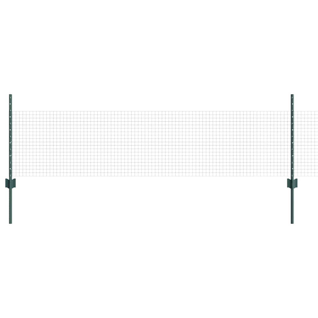 Fence with Post Green