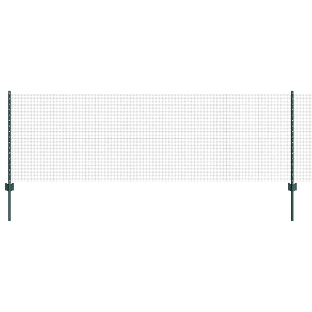 Welded Wire Fence with Post 50 x 0.8 m (W x H) PVC-Coated Steel