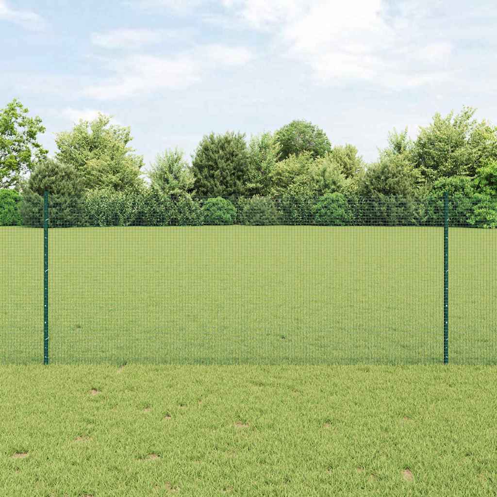 Fence with Post Green