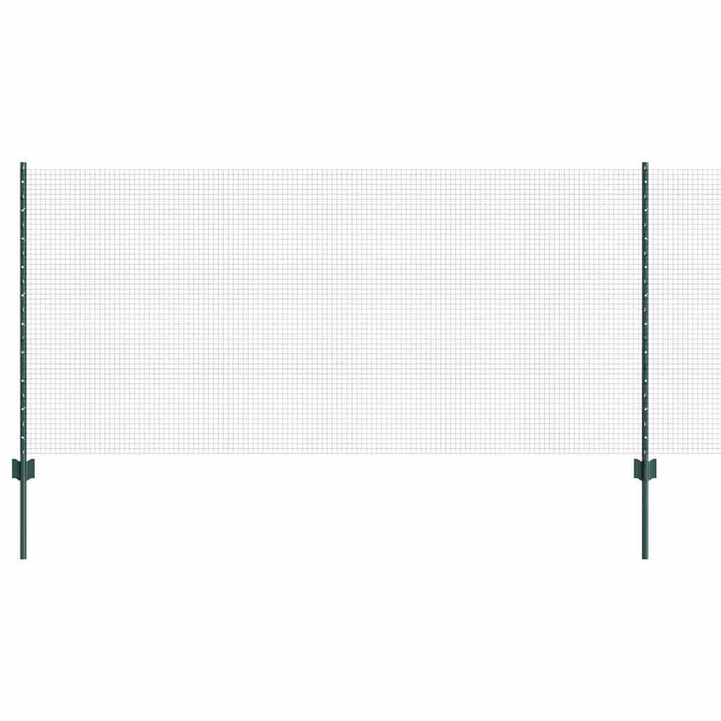 Fence with Post Green