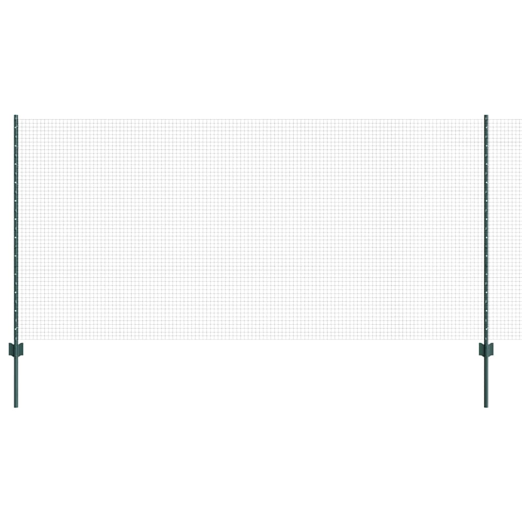 Fence with Post Green