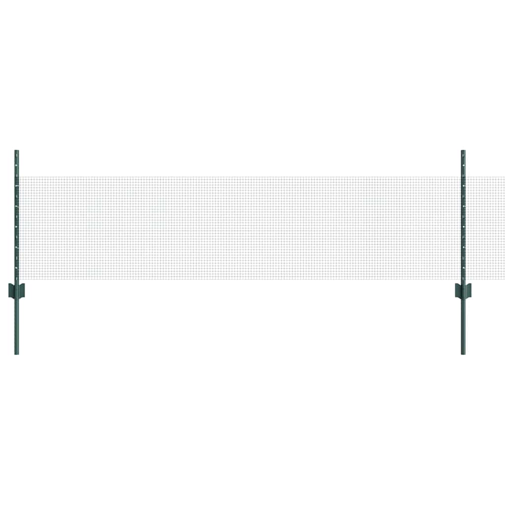 Fence with Post Green