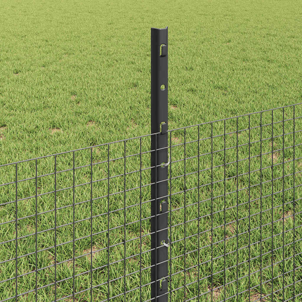Fence with Post Grey